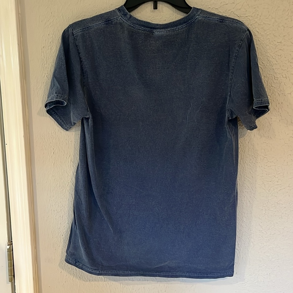 Fender Jimmy Hendrix Blue Graphic vintage T-Shirt with Guitar Print size 13/14 - Picture 4 of 7